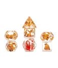 Christmas Resin Dice Set Reindeer & Santa by FanRoll