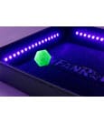 FanRoll Shadowlight Folding Blacklight Dice Tray Black by FanRoll
