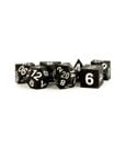 FanRoll Sharp Edge Silicone Dice Set Gold Scatter (7) by FanRoll