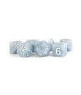 FanRoll Sharp Edge Silicone Dice Set Glacial Debris (7) by FanRoll