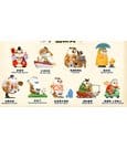 Alexander The Fat Tiger Blind Box Mini Figures Tiger Cub Diaries Display (8) by Funism
