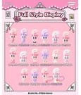 Esther Bunny Blind Box Mini Figures Little Vlog Bunny Face Series 6 cm Display (6) - Damaged packaging by Funism