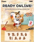 Alexander The Fat Tiger Mini Figures Roaring Love Series 2: Epic Filial Fabil7 cm Display (8) by Funism