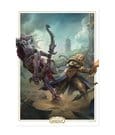 World of Warcraft Art Print Sylvanas vs Anduin Wrynn Limited Edition 42 x 30 cm by FaNaTtik
