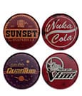 Fallout Coaster 4-Pack Metal Drinks by FaNaTtik