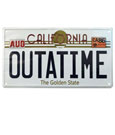 Back To The Future Metal Sign ´Outatime´ DeLorean License Plate by FaNaTtik