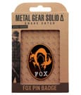 Metal Gear Solid Delta Pin Badge Fox Limited Edition by FaNaTtik