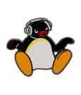Pingu Pin Badge Headphones Limited Edition by FaNaTtik