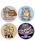 Fuzzballs Coaster 4-Pack by FaNaTtik