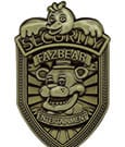 Five Nights at Freddy´s Replica Security Badge Antique Brass Edition by FaNaTtik