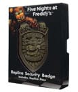 Five Nights at Freddy´s Replica Security Badge Antique Brass Edition by FaNaTtik