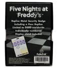 Five Nights at Freddy´s Replica Security Badge Antique Brass Edition by FaNaTtik