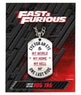 Fast & Furious Dog Tags with ball chain by FaNaTtik