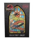 Jurassic Park Ingot Stained Glass Style Metal 11 cm by FaNaTtik