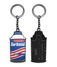 Jurassic Park Keychain Sliding Barbasol Can by FaNaTtik