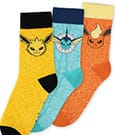 Pokémon Socks 3-Pack Eevee Evolution 43-46 by Difuzed