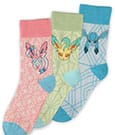 Pokémon Socks 3-Pack Eevee Evolution 3.0 39-42 by Difuzed