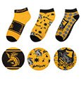 Harry Potter Ankle Socks 3-Pack Hufflepuff by Cinereplicas