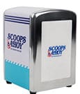 Stranger Things Napkin Dispenser set Scoops Ahoy by Cinereplicas