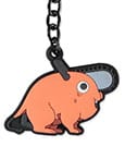 Chainsaw Man Rubber Keychain Pochita Sitting by Difuzed