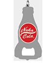 Fallout Keychain with Bottle Opener Nuka Cola Logo by Difuzed