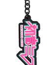 Hatsune Miku Rubber Keychain Logo by Difuzed