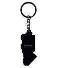 Hatsune Miku Rubber Keychain Logo by Difuzed