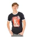 Gotham City Sirens T-Shirt Crossword Black Ringer by CID