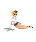 Natacha Resin Statue Pause Lecture 15 cm by Collectoys