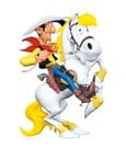 Lucky Luke Resin Statue Lucky Luke on Rearing Jolly Jumper 25 cm by Collectoys