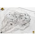 Jurassic Park Topographic Map Isla Nublar by Elite Creature Collectibles