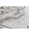 Jurassic Park Topographic Map Isla Nublar by Elite Creature Collectibles