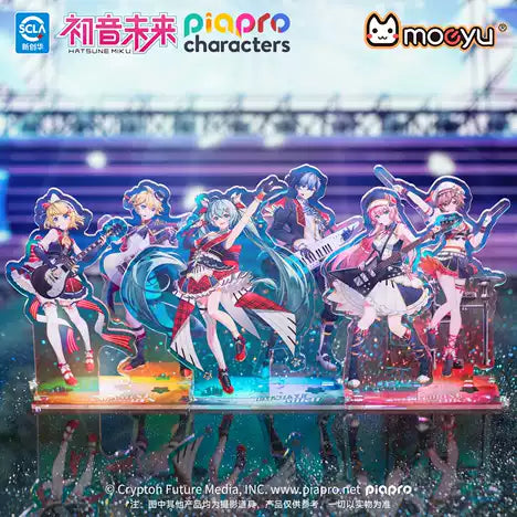 Moeyu Hatsune Miku Starry Voice Series Acrylic Standee, Interlocking Ornament, Anime Merchandise. - Moeyu - Makochan - Belgium - Europe