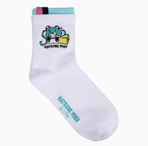 Moeyu Hatsune Miku YaoYao Series Socks – Women’s Mid-Calf Summer Breathable Sport & School Style Socks - Moeyu - Makochan - Belgium - Europe