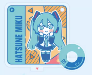 Moeyu Hatsune Miku CD Series Acrylic Keychain | Cute Vocaloid Standee Accessory