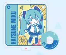 Tải hình ảnh vào trình xem Thư viện, Moeyu Hatsune Miku CD Series Acrylic Keychain | Cute Vocaloid Standee Accessory
