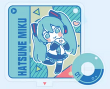 Tải hình ảnh vào trình xem Thư viện, Moeyu Hatsune Miku CD Series Acrylic Keychain | Cute Vocaloid Standee Accessory
