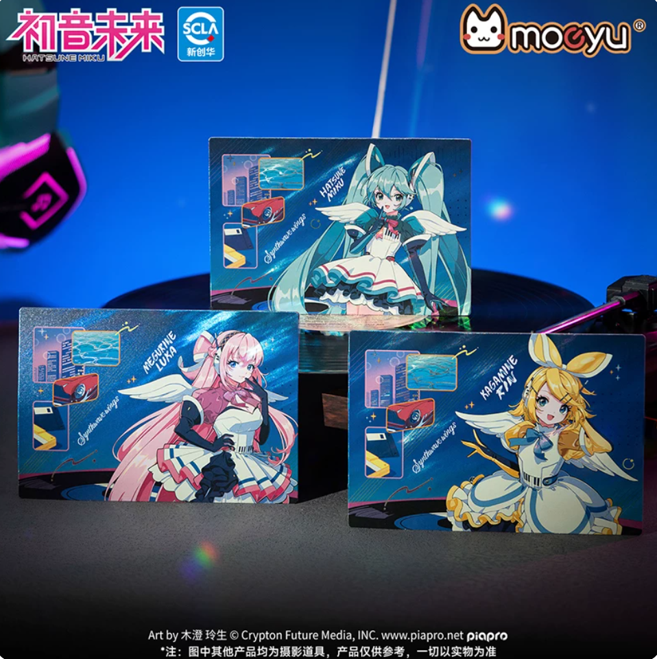 moeyu Hatsune Miku Synthesizer Wave Wings Series Postcards