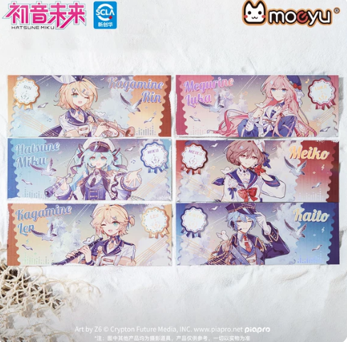 Moeyu Hatsune Miku 'Tidal Song' Holographic Ticket Blind Box - Collectible Merch - Moeyu anime merchandise