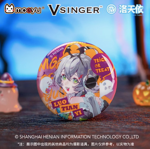 Moeyu Luo Tianyi Vsinger Monster Night Series Tinplate Badge