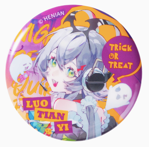 Moeyu Luo Tianyi Vsinger Monster Night Series Tinplate Badge