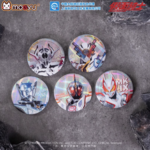 Tải hình ảnh vào trình xem Thư viện, Moeyu Kamen Rider Tinplate Badge Blind Box, Official Anime Pin Badge
