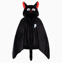 Tải hình ảnh vào trình xem Thư viện, Moeyu Revival of Cultural Relics Tanuki Tray-Inspired Hooded Blanket, Cute Summer Nap Shawl Throw
