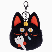 Tải hình ảnh vào trình xem Thư viện, Moeyu Wuhua Mishin Tanuki Tray-Inspired Plush Coin Purse, Cute Cartoon Earphone Case &amp; Bag Charm
