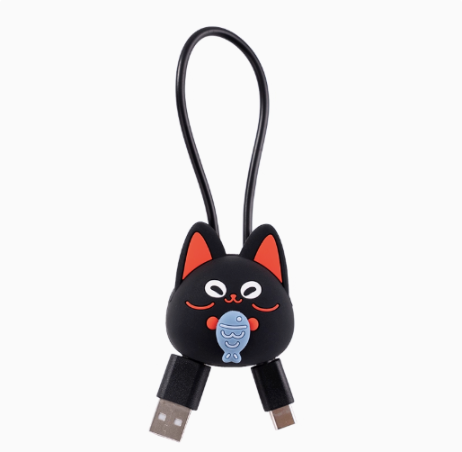 Moeyu Wuhua Mishin Tanuki Tray-Inspired 3D Cable Organizer, Cute Data & Charging Cord Holder - Moeyu - Makochan - Belgium - Europe