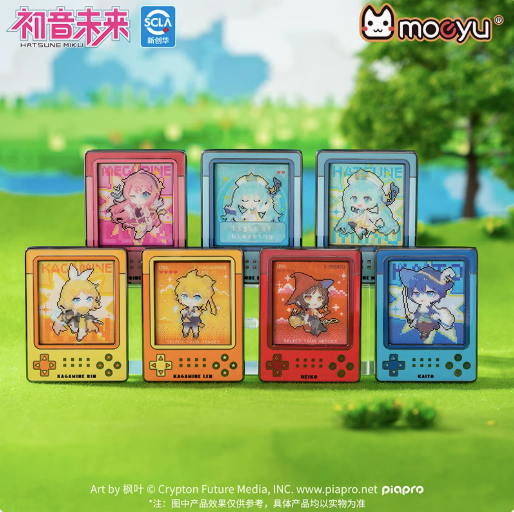 Moeyu Hatsune Miku RPG Series – Lenticular Metal Badge, Standee, Acrylic Keychain, Official Anime Merch - Moeyu - Makochan - Belgium - Europe
