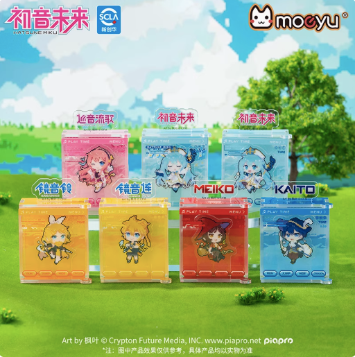 Moeyu Hatsune Miku RPG Series – Lenticular Metal Badge, Standee, Acrylic Keychain, Official Anime Merch - Moeyu - Makochan - Belgium - Europe