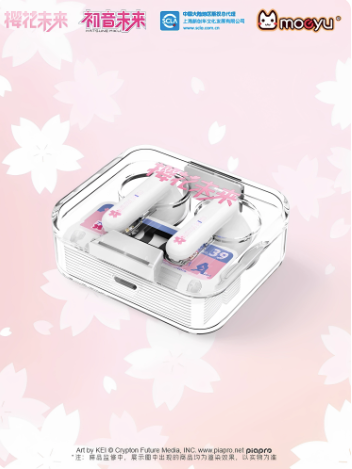 Moeyu Hatsune Miku Sakura Future “Happy Journey” Bluetooth Earbuds | Wireless Noise-Cancelling Waterproof Headphones - Moeyu - Makochan - Belgium - Europe