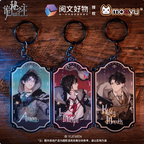 Moeyu Lord of the Mysteries Extraordinary Series Acrylic Keychain | Official Anime Accessory - Moeyu - Makochan - Belgium - Europe