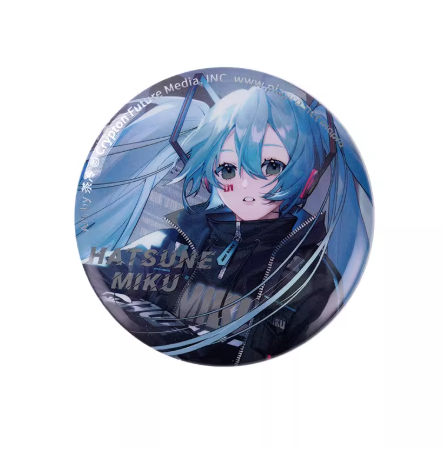 Moeyu Hatsune Miku Technology Series Metal Badge | Official Miku Anime Pin & Display Stand - Moeyu - Makochan - Belgium - Europe